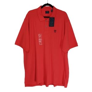 IZOD Hot Tomato Short Sleeve Signature Solid Polo Shirt XXL NWT